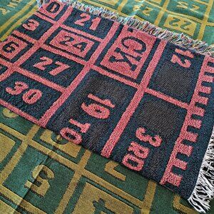 ROULETTE THROW... 72" X 54"... 1 of 1 COLORWAY...